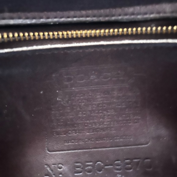 Coach Dark Brown Leather Bag - Picture 2 of 2
